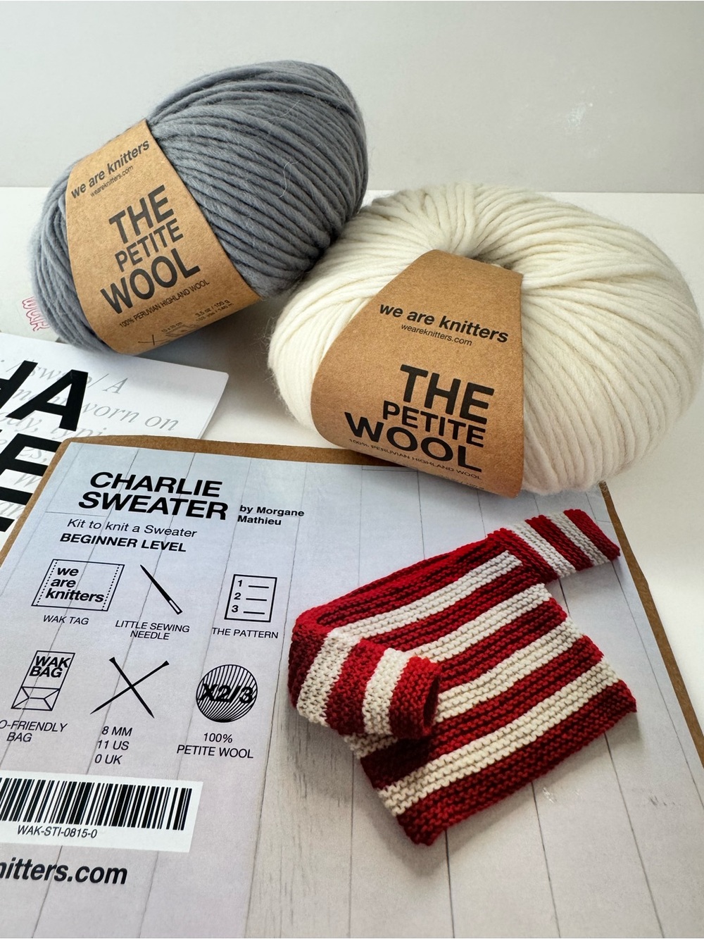 We Are Knitters Charlie Sweater Knitting Kit